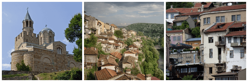 벨리코 터르노보 풍경 사진 3개