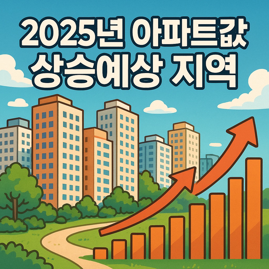 2025년 아파트값 상승 예상 지역