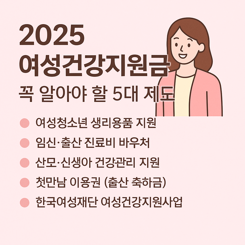 여성건강지원금 신청하기