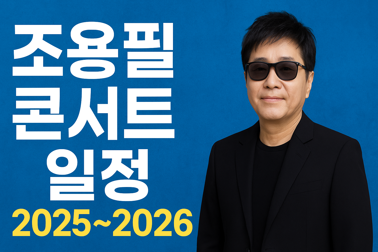 조용필 콘서트 일정