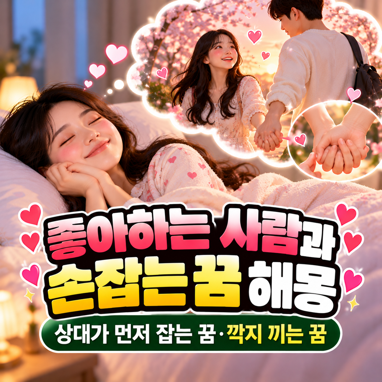 좋아하는 사람과 손잡는 꿈