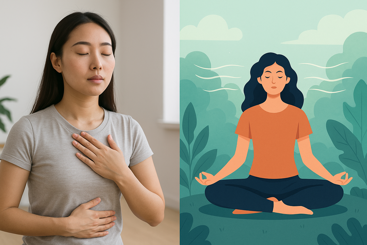 명상과 호흡 훈련으로 스트레스 줄이기