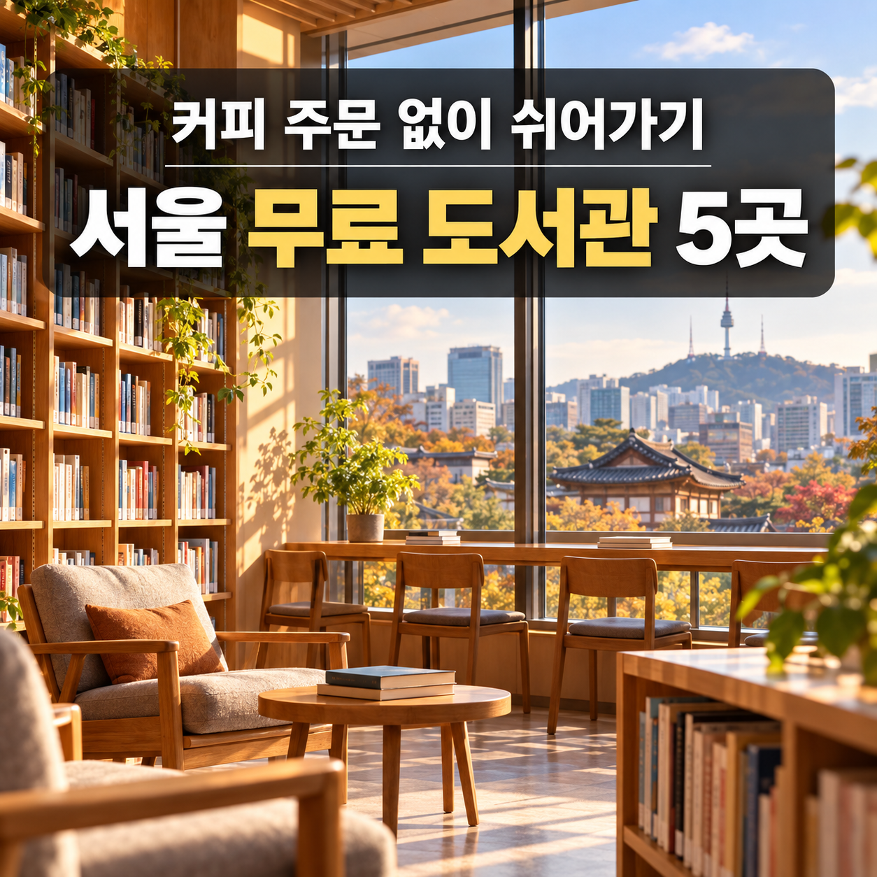 2026 커피 주문 없이 쉬어가기(서울 카페 같은 무료 도서관 5곳 추천)