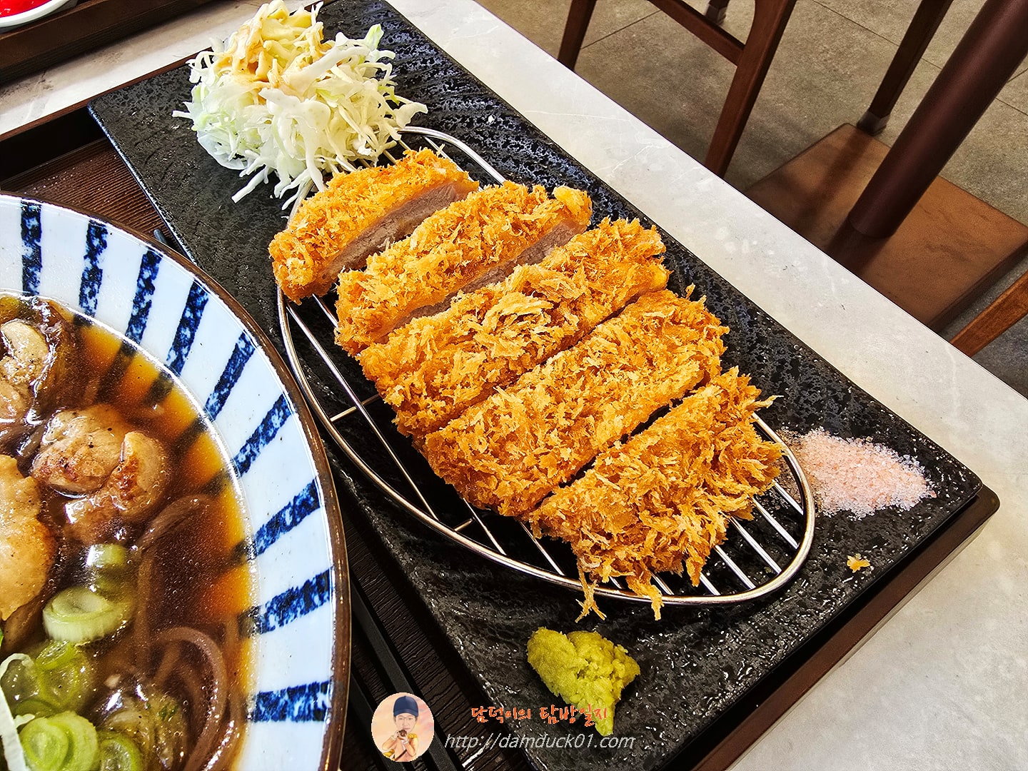 닭고기 온소바 정식