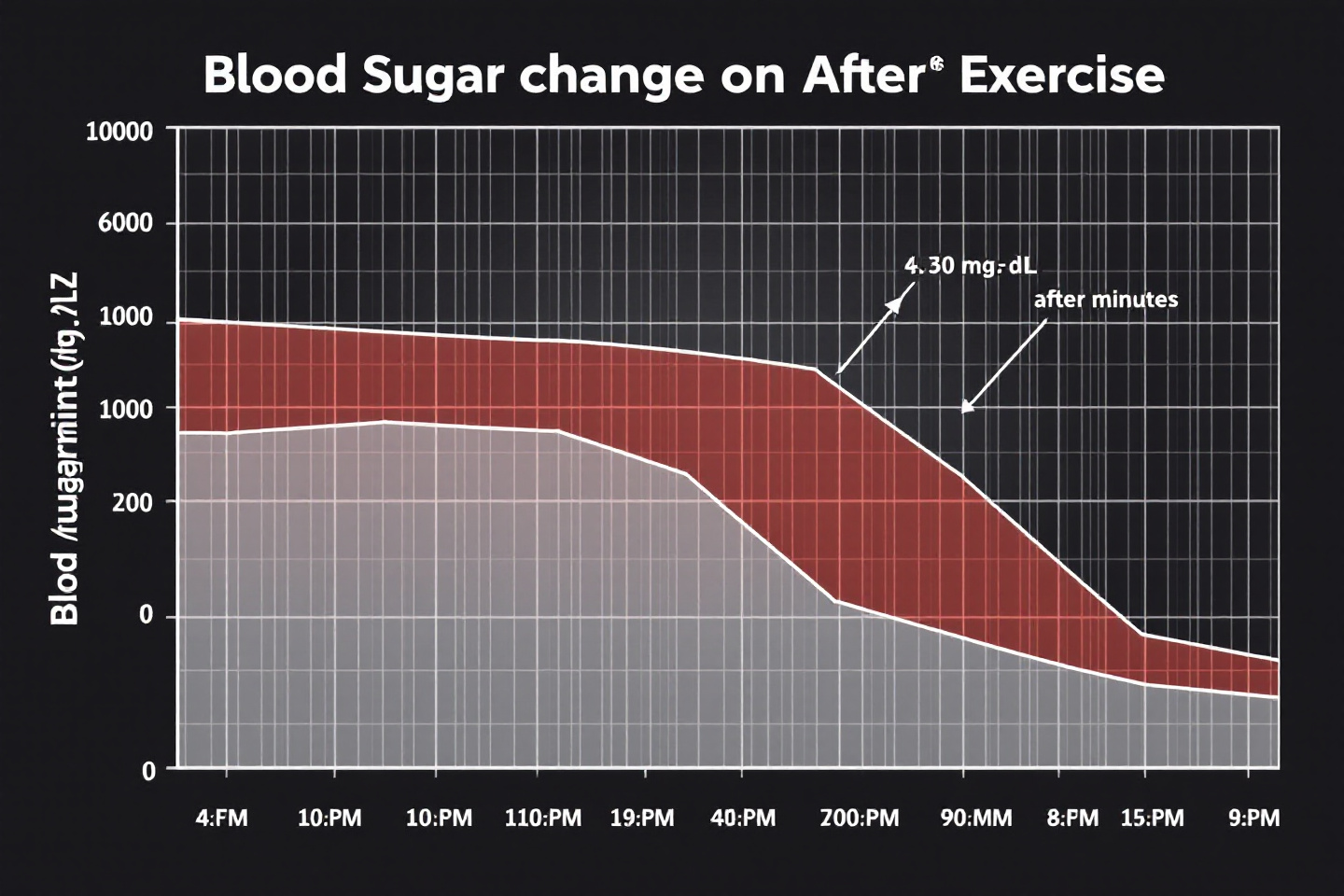 📌 (그림 1 삽입) 프롬프트: "운동 후 저혈당 증상을 설명하는 인포그래픽: 손 떨림, 식은땀, 어지러움, 집중력 저하 등이 포함된 이미지"