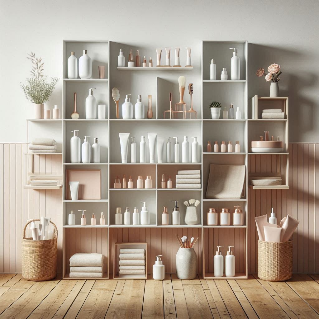 피부,체형관리 샵 배경