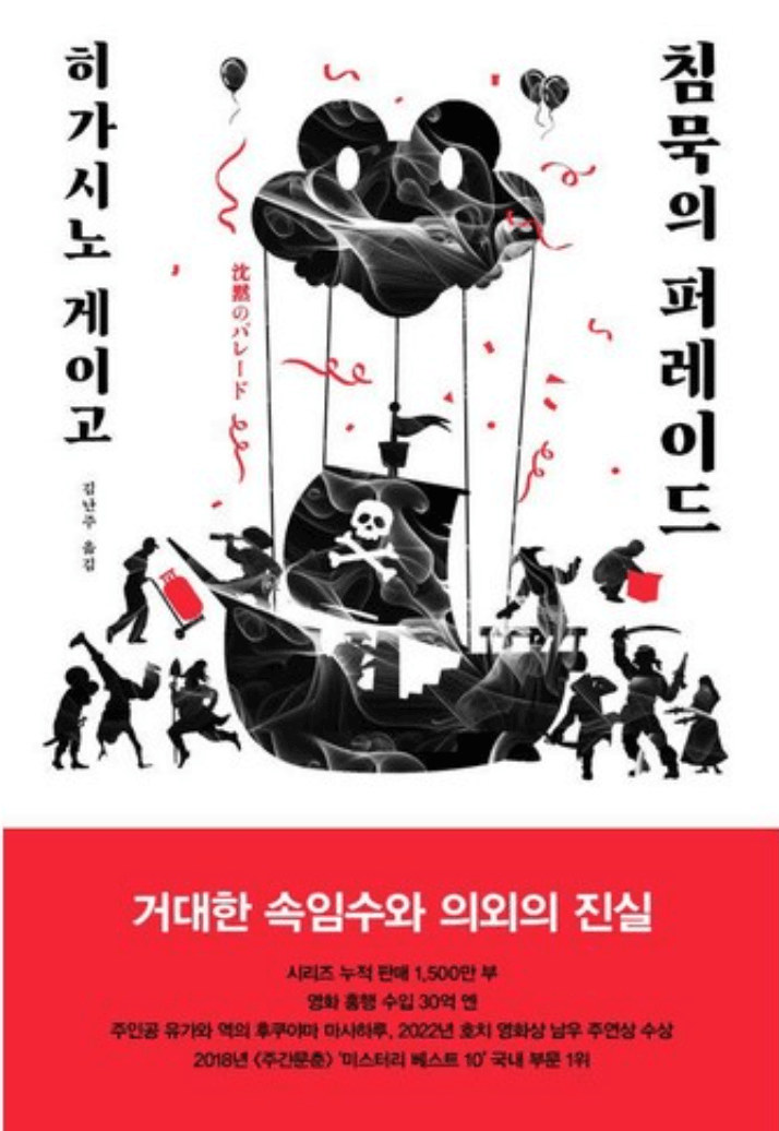 히가시노 게이고 침묵의 퍼레이드 갈릴레오시리즈 표지