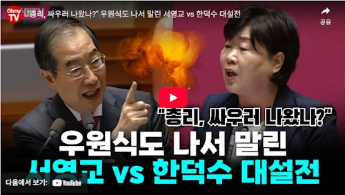 서영교 국회의원 한덕수 국무총리 대설전