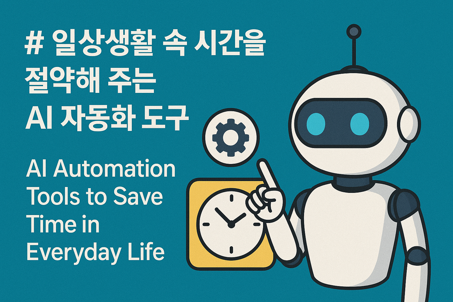 일상생활 속 시간을 절약하는 AI 자동화 도구 활용 전략