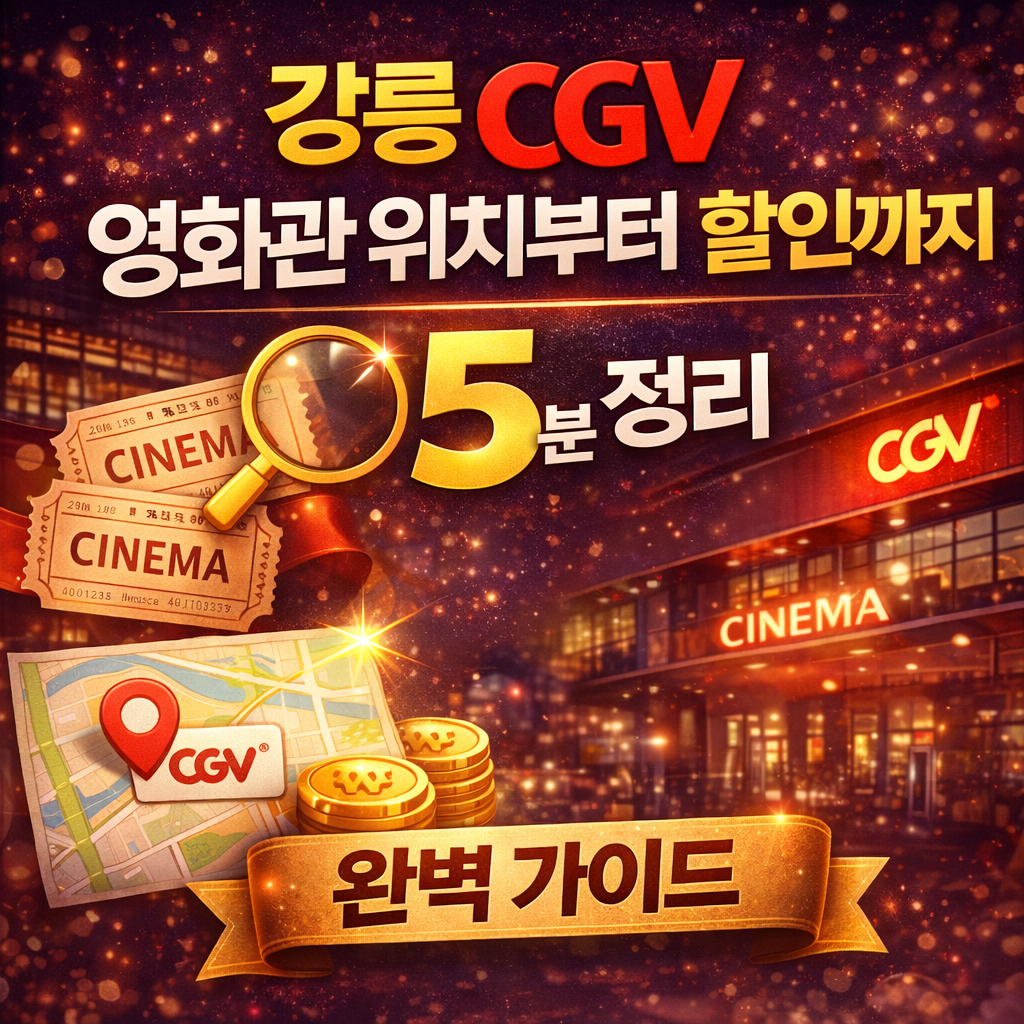 강릉 CGV 영화관 상영시간표 확인하러 가기