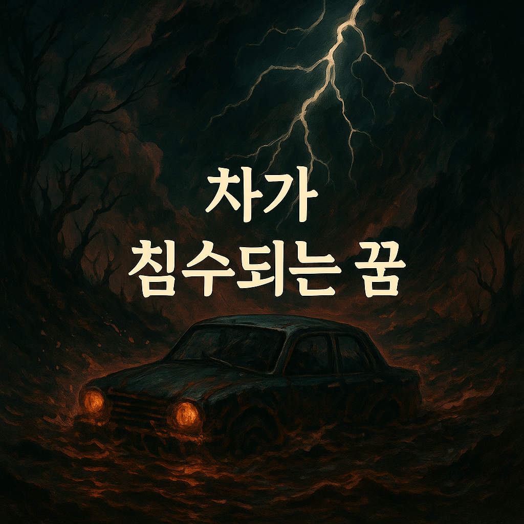 차가 침수되는 꿈 해몽