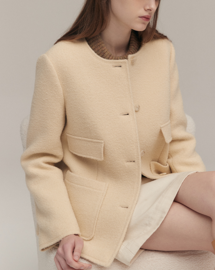 {자켓} 오늘부터 인간입니다만 11회 :: 김혜윤(은호) / 모우트 옐로우 트위드 자켓