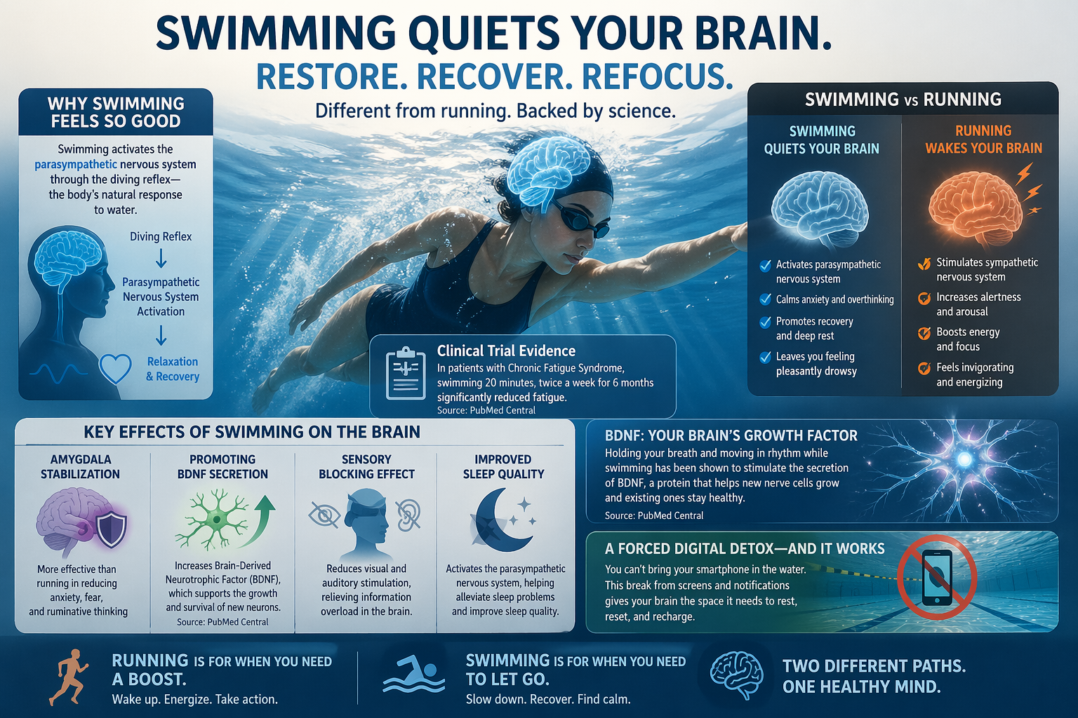 수영의 뇌과학 효과