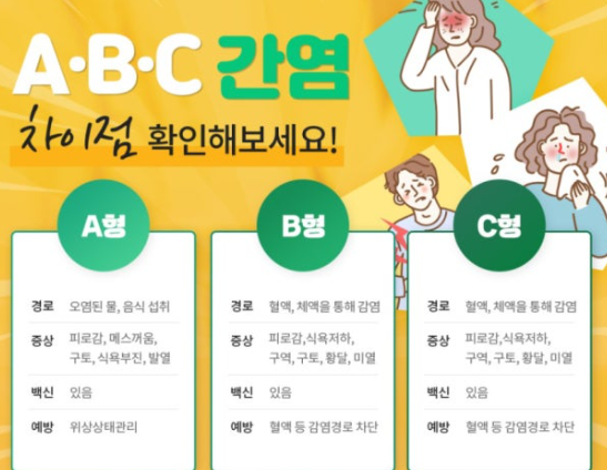 A . B . C형 간염 관련 사진