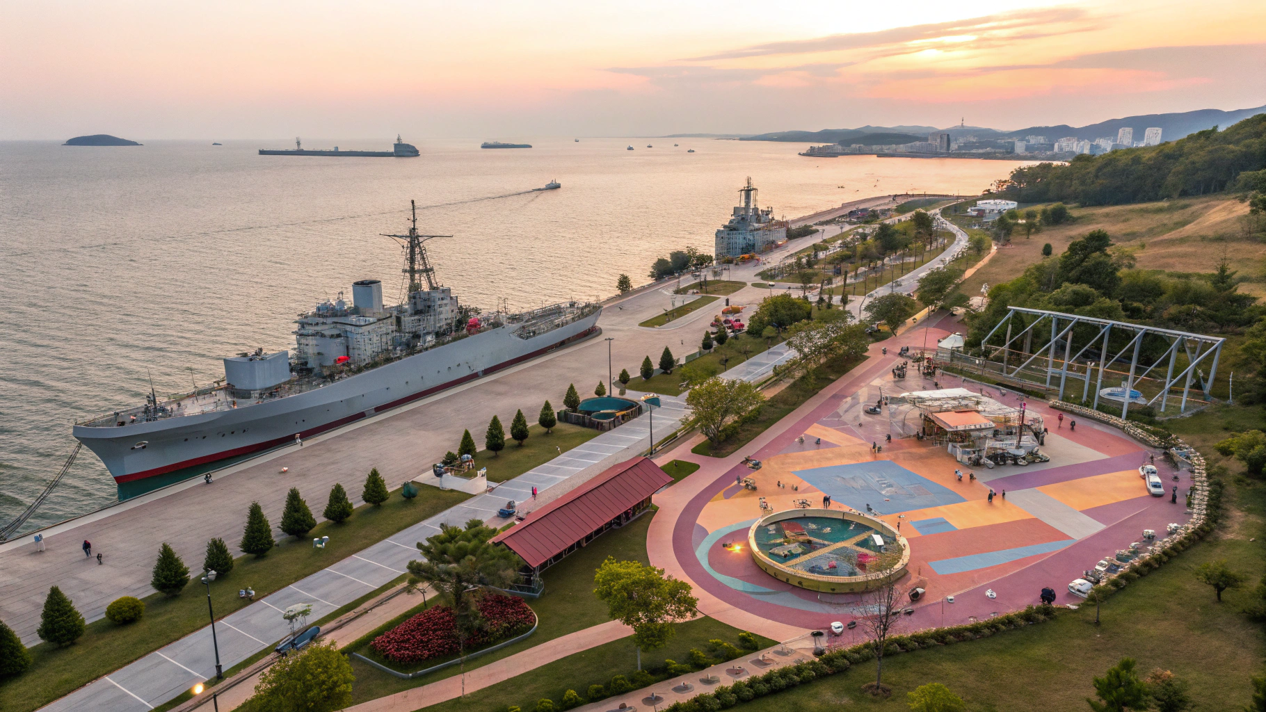 당진 삽교호 함상공원