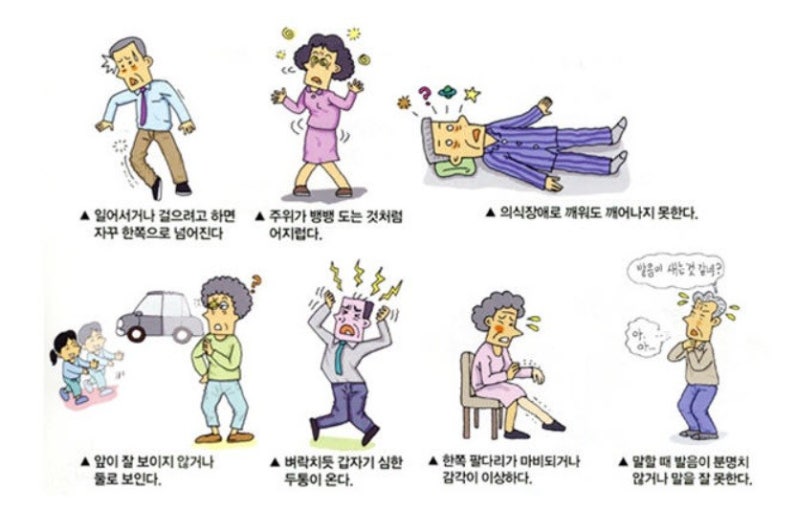 교황 뇌졸증
