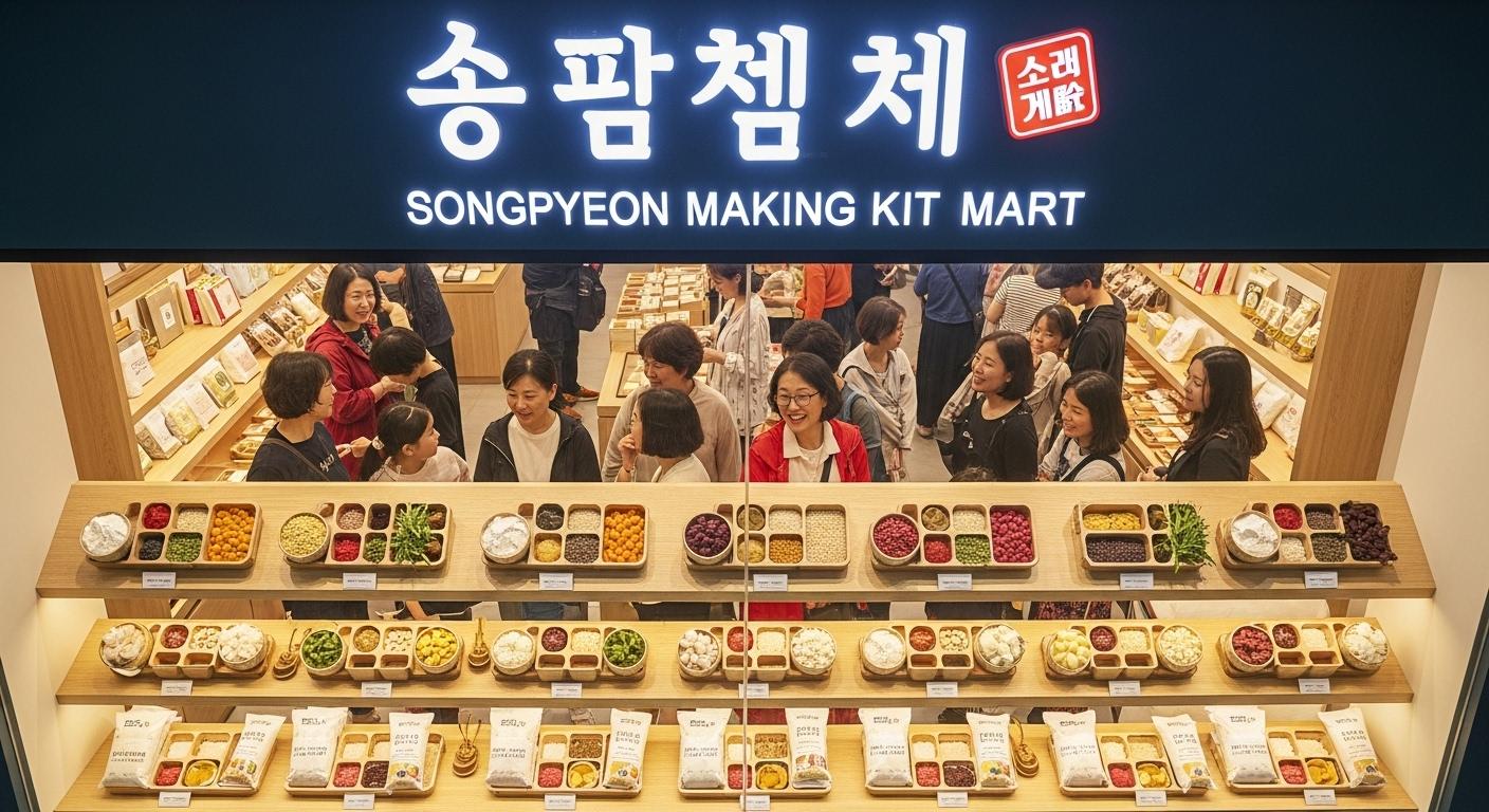 송편 만들기 키트 마트