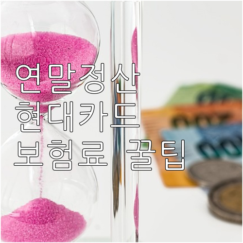 연말정산 꿀팁? 현대카드 보험료 납부..