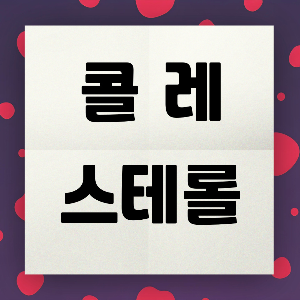 콜레스테롤