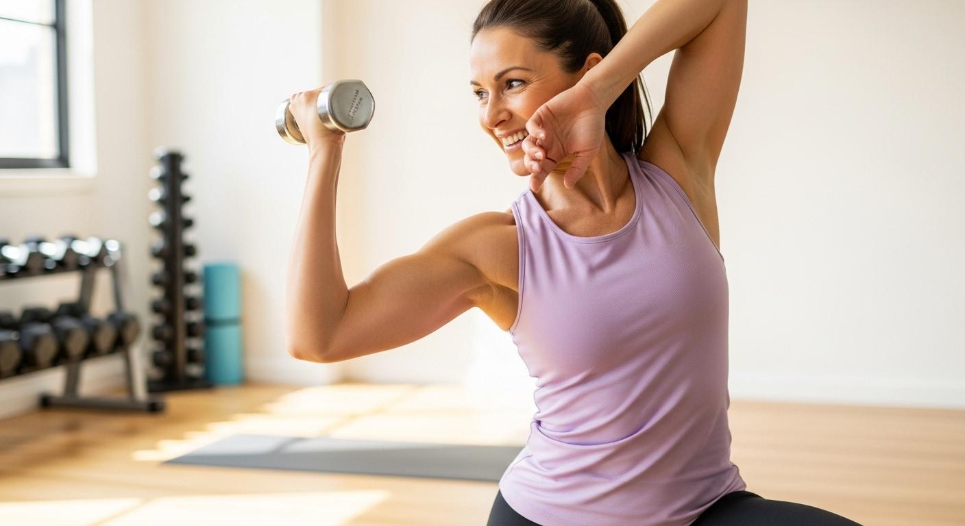 처진 팔뚝살 운동