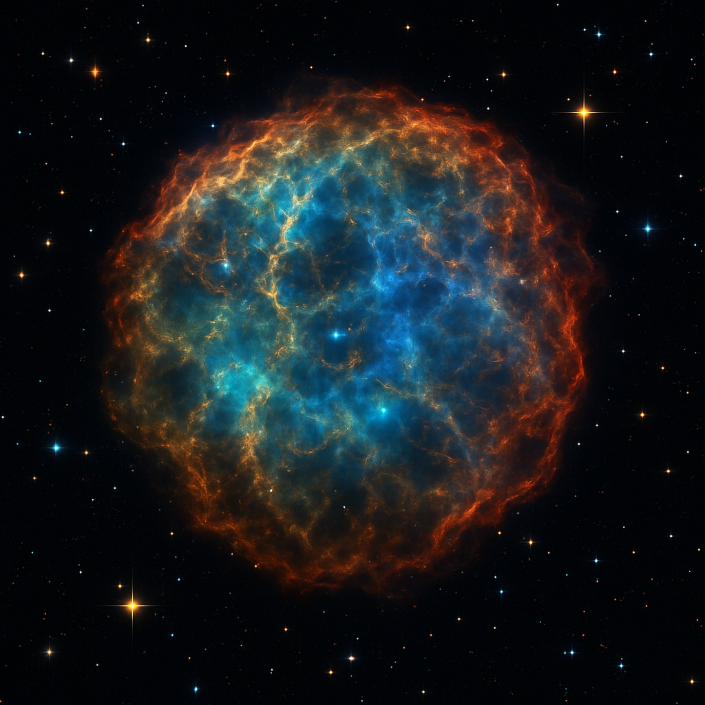 초신성 폭발이 남기는 색의 흔적은 무엇을 말해줄까?