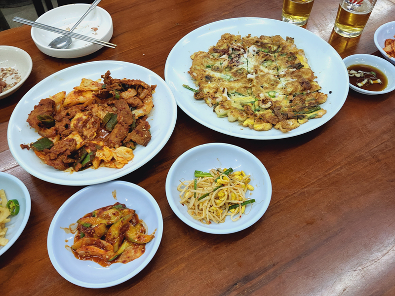 제육볶으모가-파전