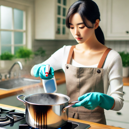 탄 냄비 복구하는법