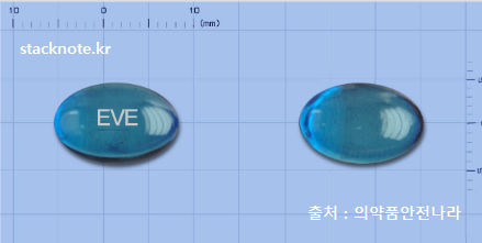 이지엔6 이브 연질캡슐 - 생리통과 붓기를 동시에 잡아주는 이부프로펜 성분의 진통제