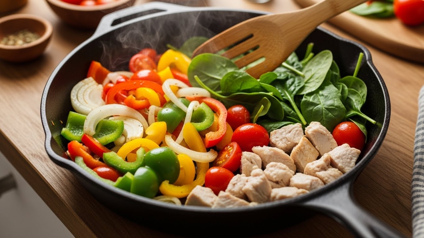 프라이팬 하나로 만드는 일상 요리가 주는 편안함과 지속 가능성