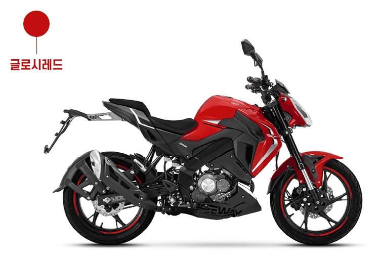 빨간색 오토바이