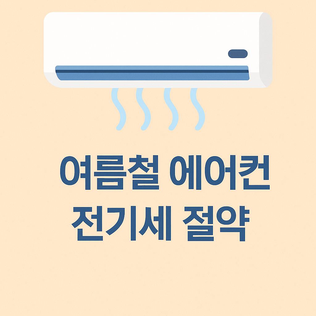 여름철 에어컨 전기세 절약