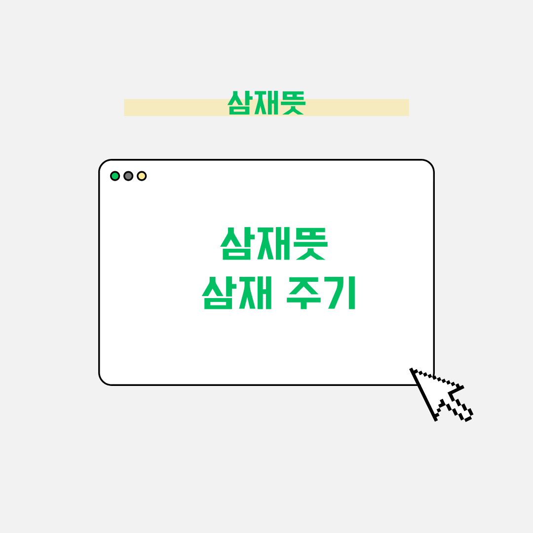 삼재뜻(들삼재,눌삼재,날삼재), 삼재 주기