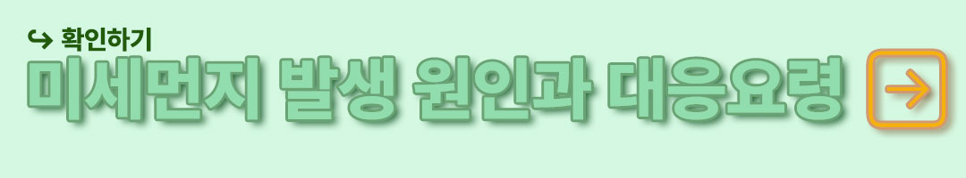 미세먼지 발생 원인과 대응요령