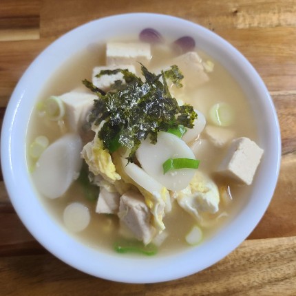 황태떡국-끓이는법