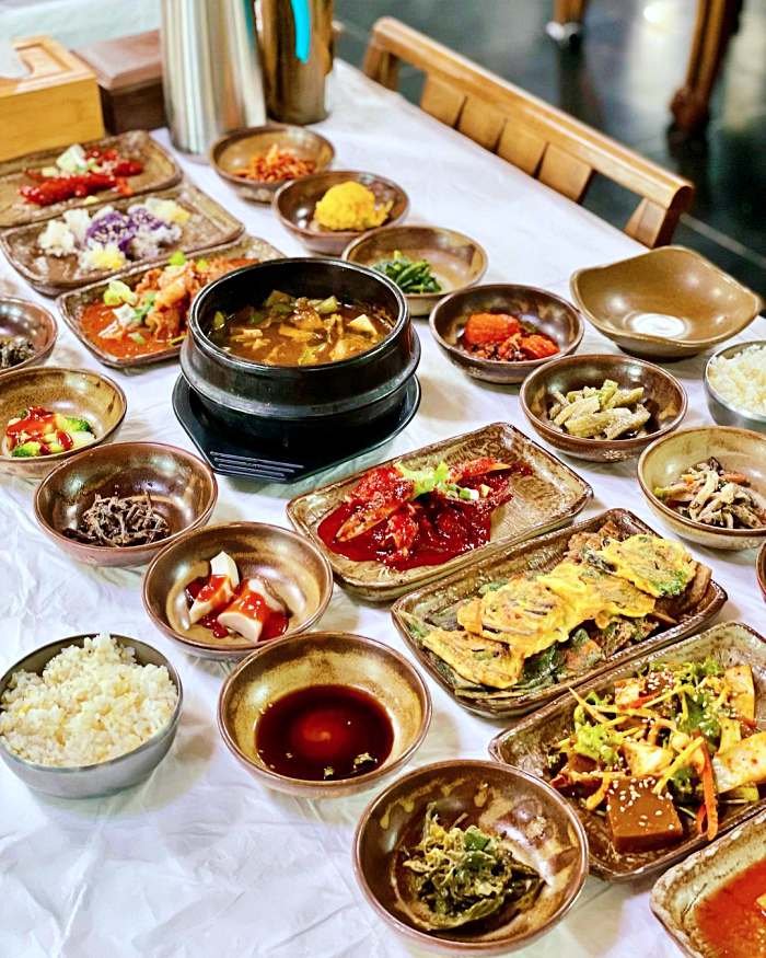 공주 마곡사 맛집 21첩 산채 정식