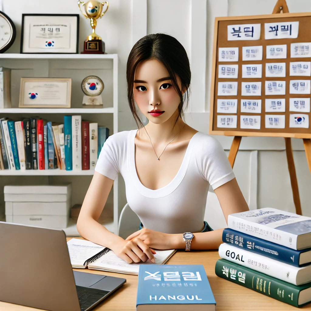 자기 계발에 열중하는 대학생