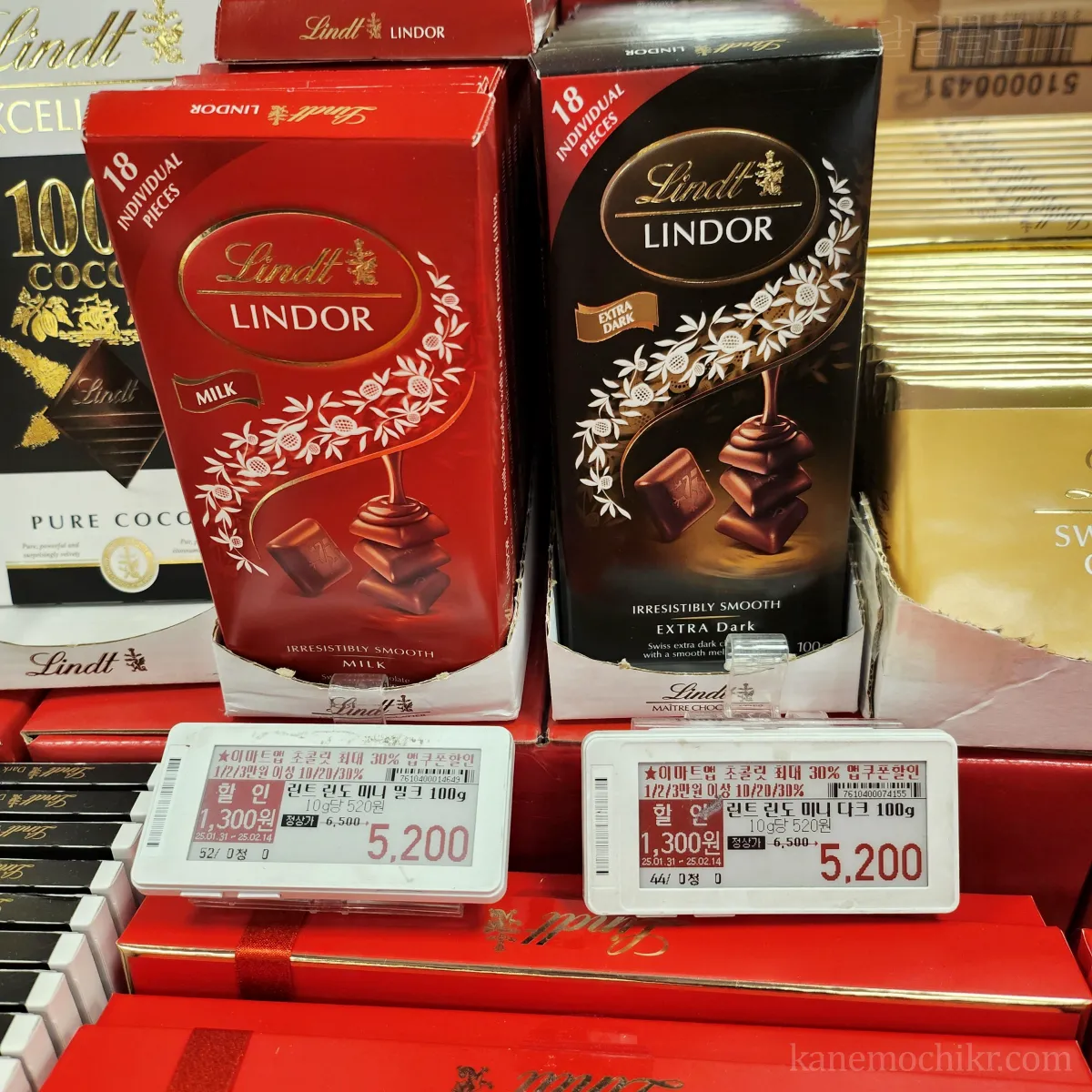 린트-린도-미니-초콜릿