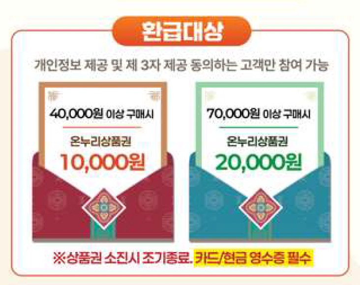 부산 온누리상품권 환급행사