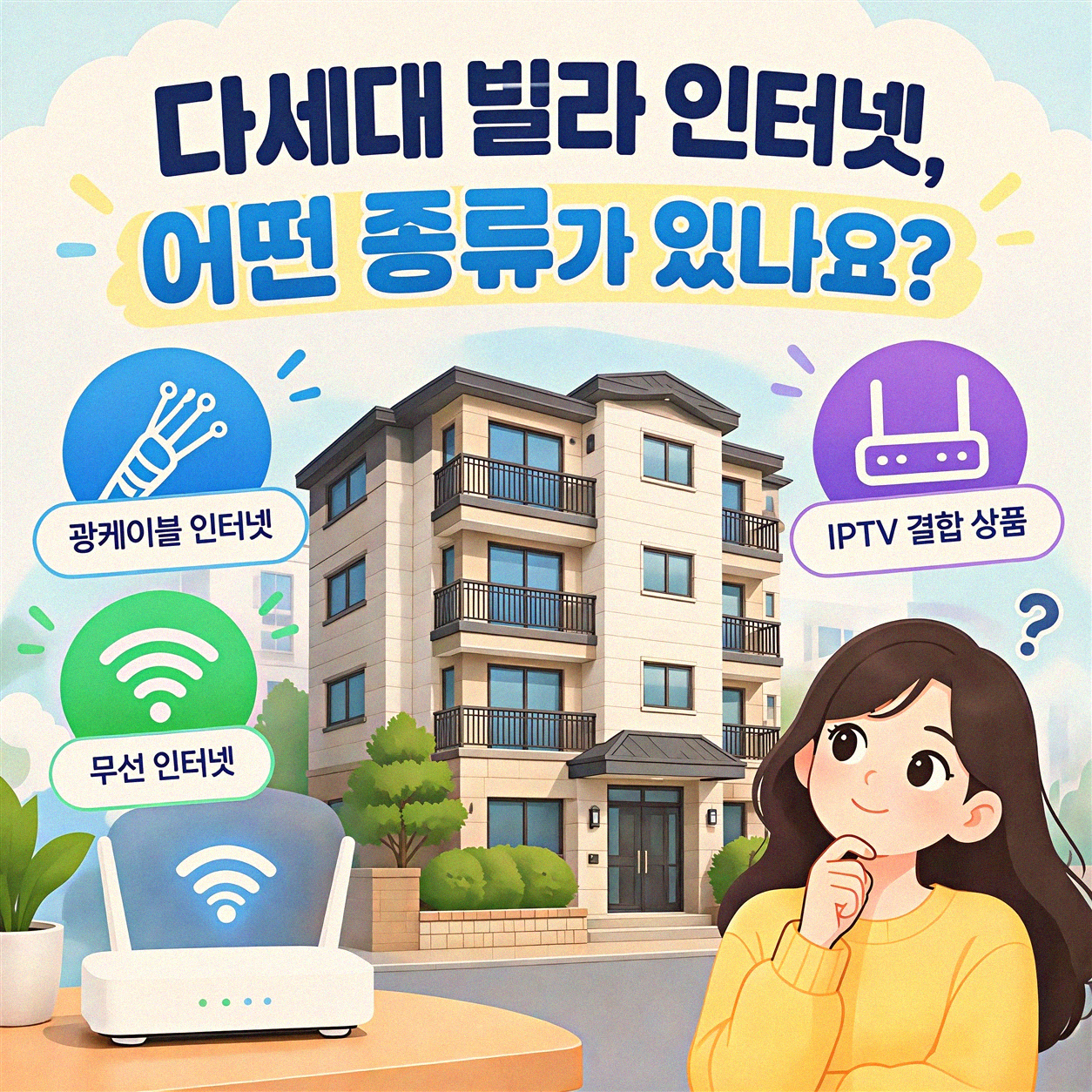 다세대 빌라 인터넷, 어떤 점들을 미리 알아봐야 할까요?