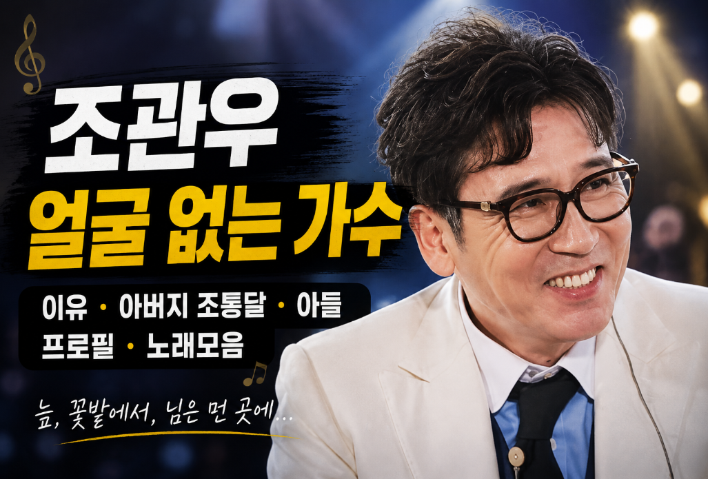 조관우 얼굴 없는 가수|이유·아버지 조통달·아들·프로필·노래모음