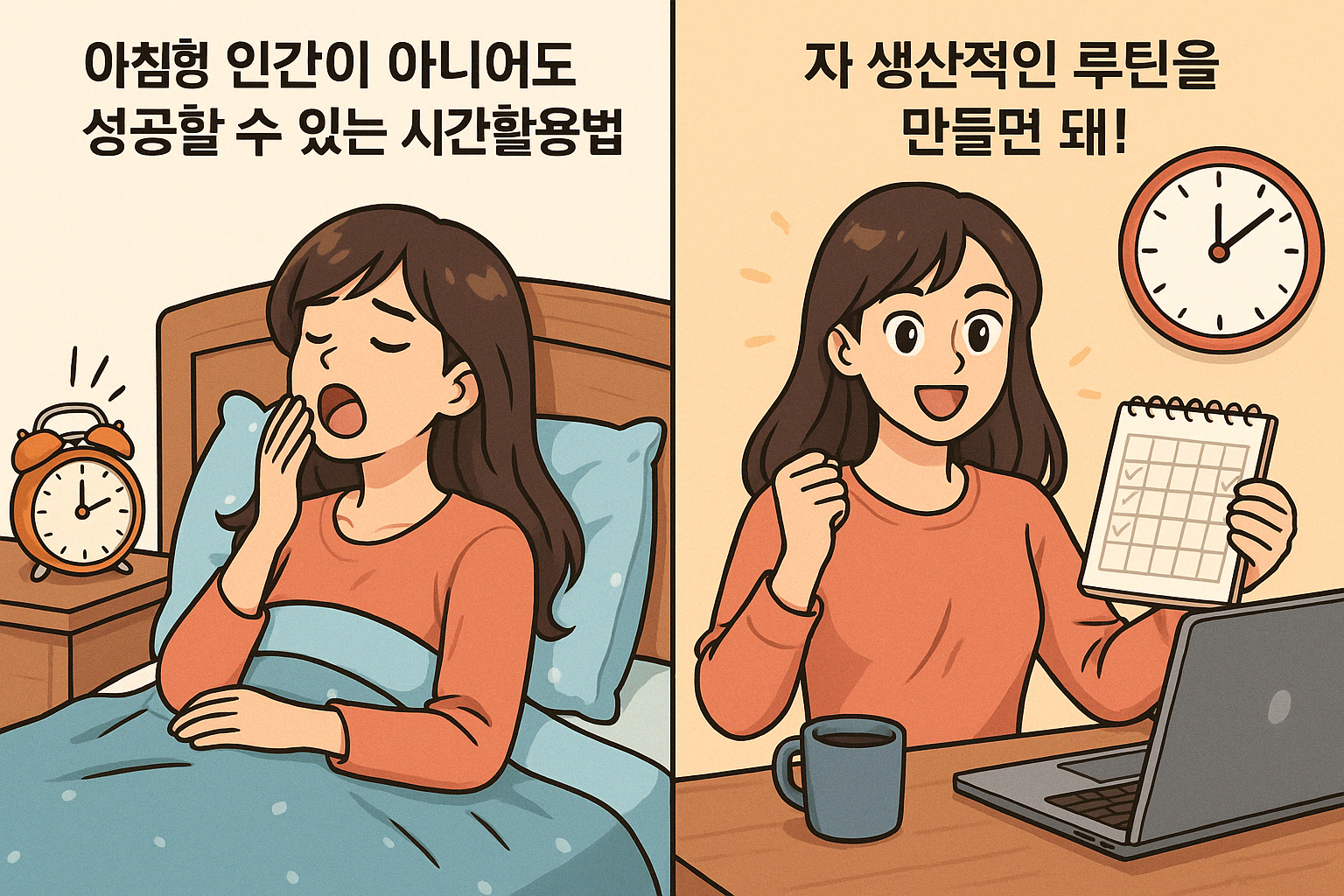 아침형 인간이 아니어도 성공할 수 있는 시간활용법