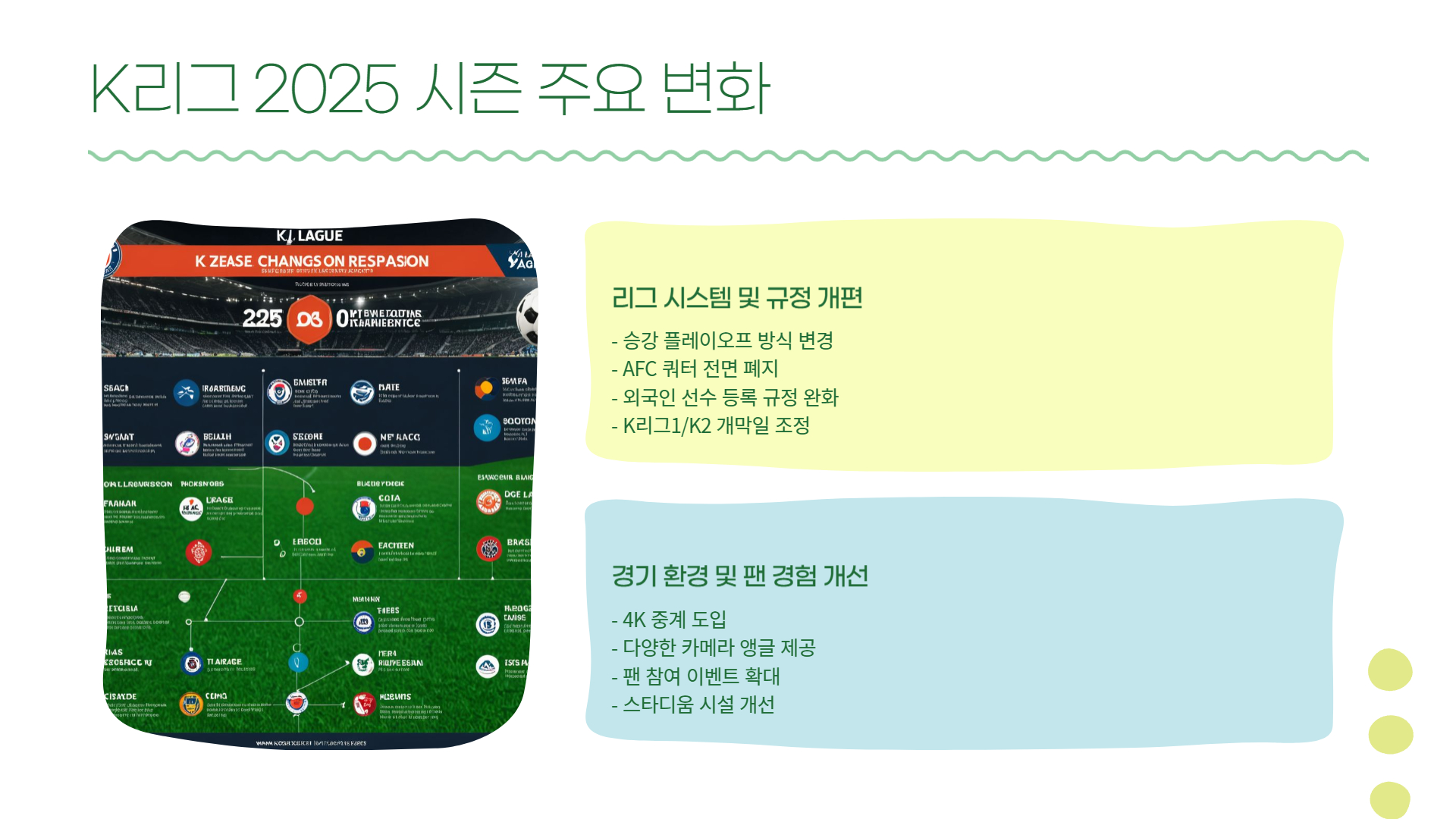 국내 축구 팬들이 꼭 알아야 할 최신 정보