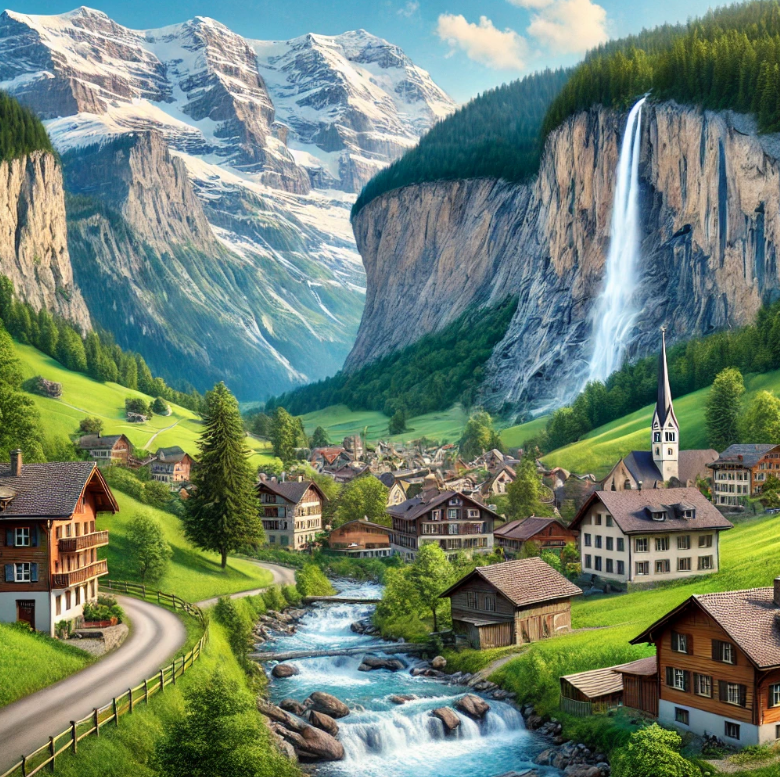 라우터브루넨 관련 사진