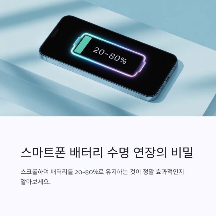 스마트폰 배터리 수명을 연장하는 가장 실용적인 방법