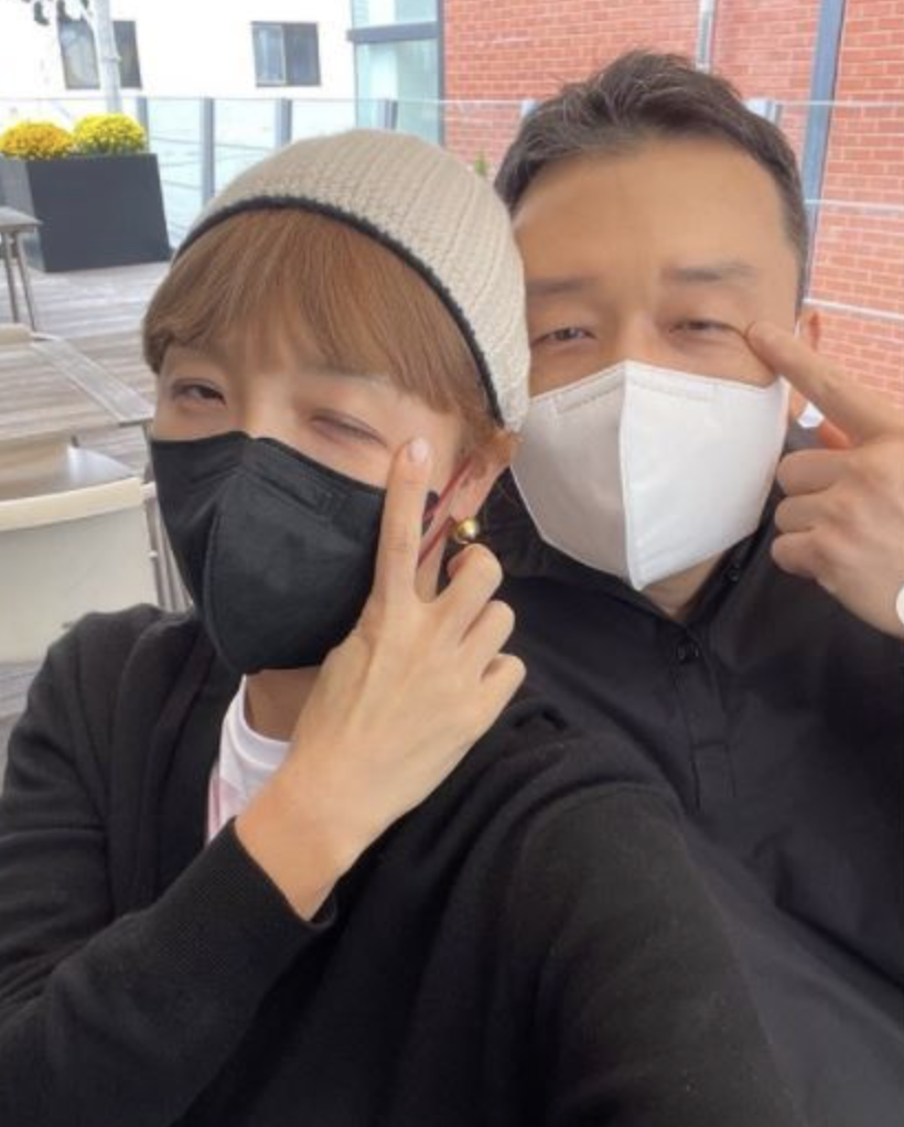 최은경 남편 이상엽 교수와 함께한 모습