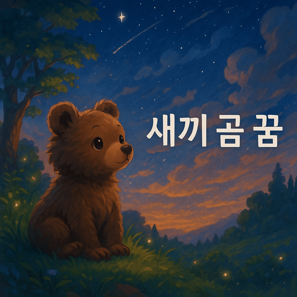 새끼 곰 꿈 해몽