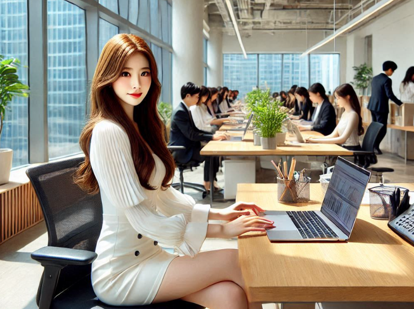 사무실-오피스-월세-단기-임대-일하는-사람들