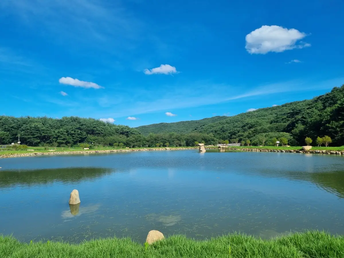 자장암-가는-길-연못