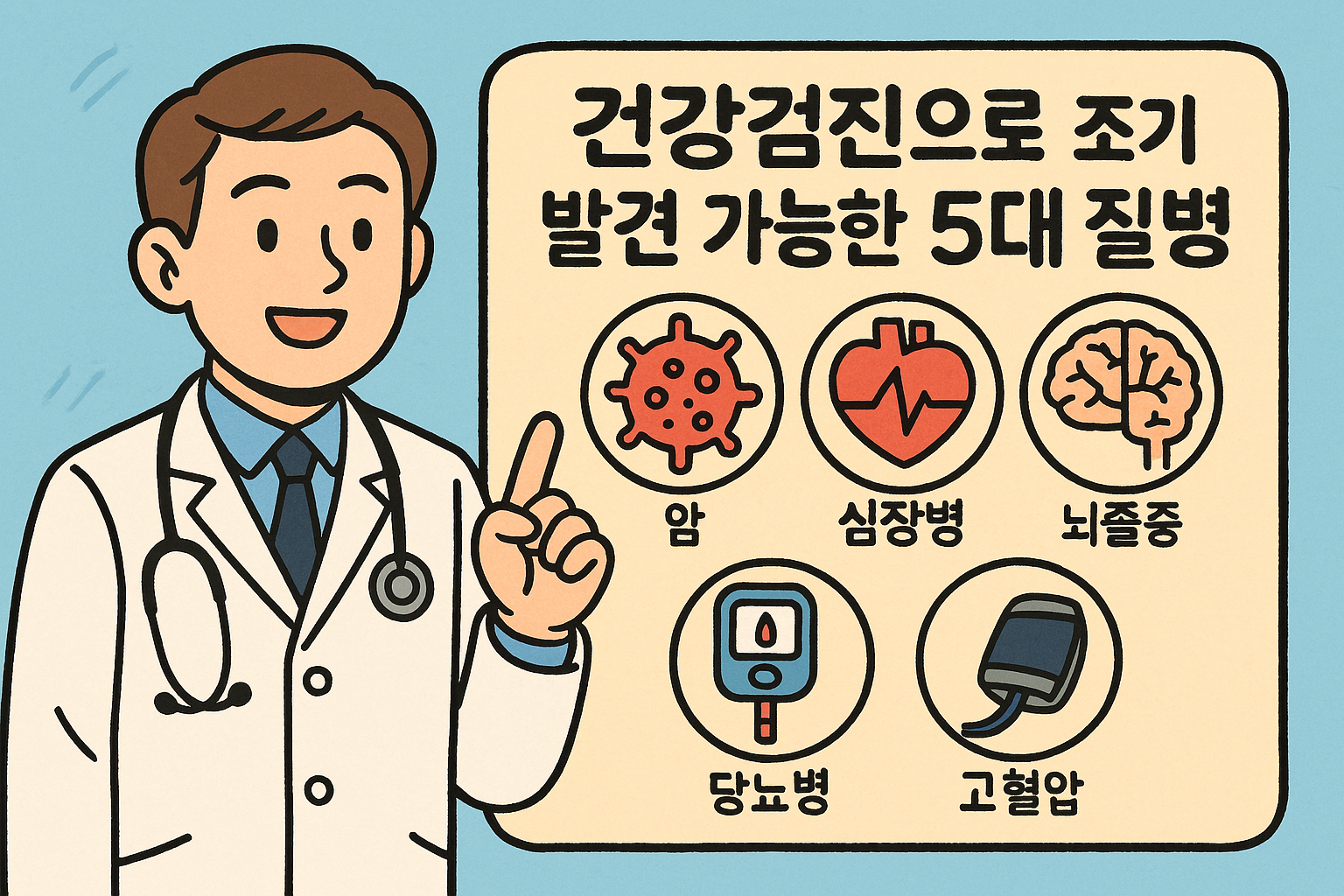 건강검진으로 조기 발견 가능한 5대 질병