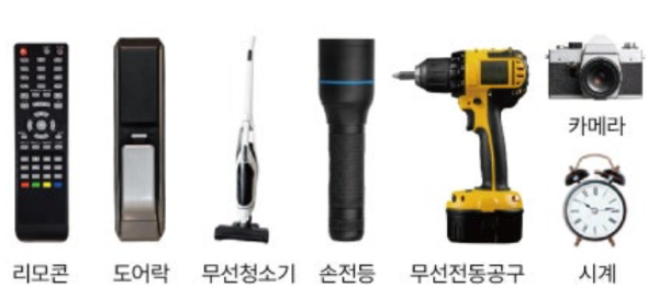 탈착이 가능한 건전지 사용 기구